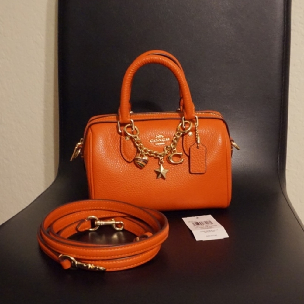 Coach Mini Rowan Crossbody Bag With Charm